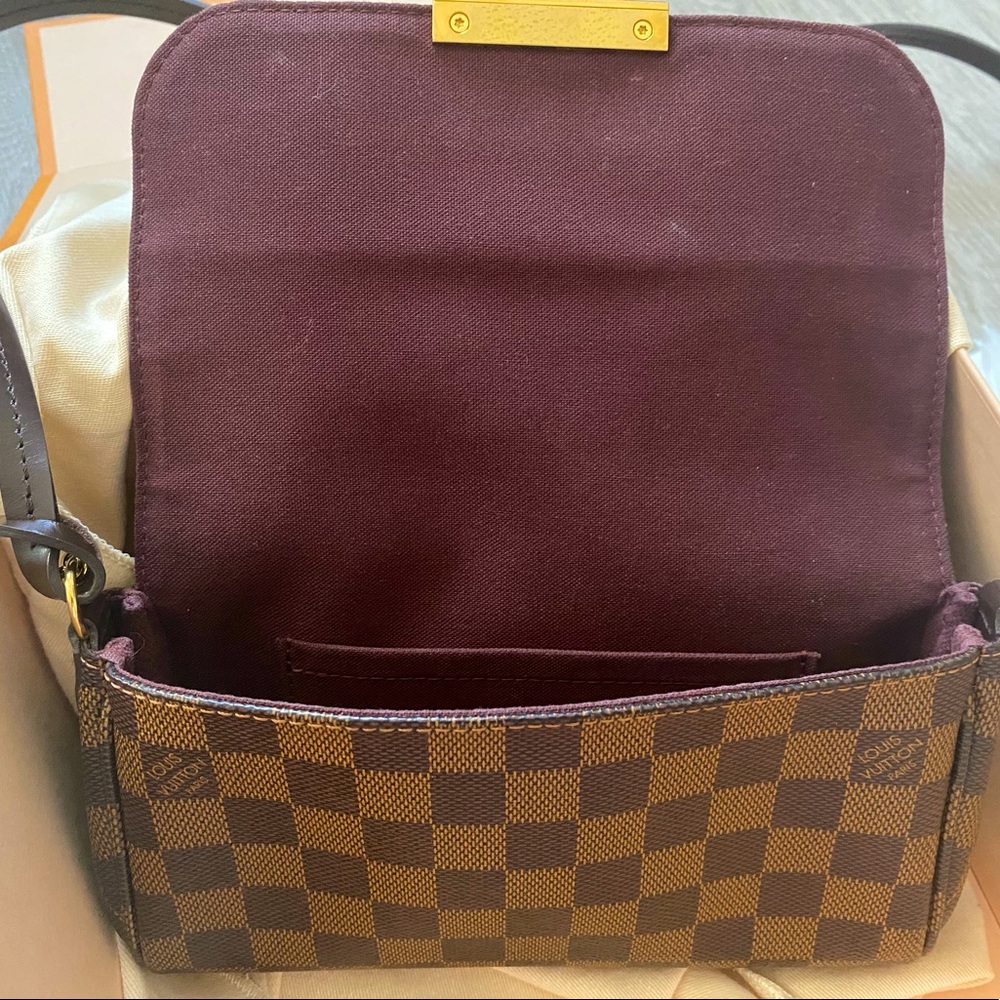LV favorite PM Damier Clutch with chain and strap